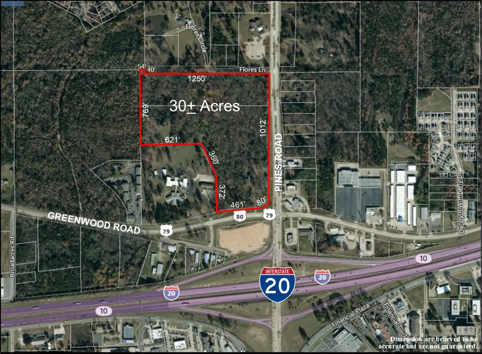 30 Acres Greenwood at Pines Road