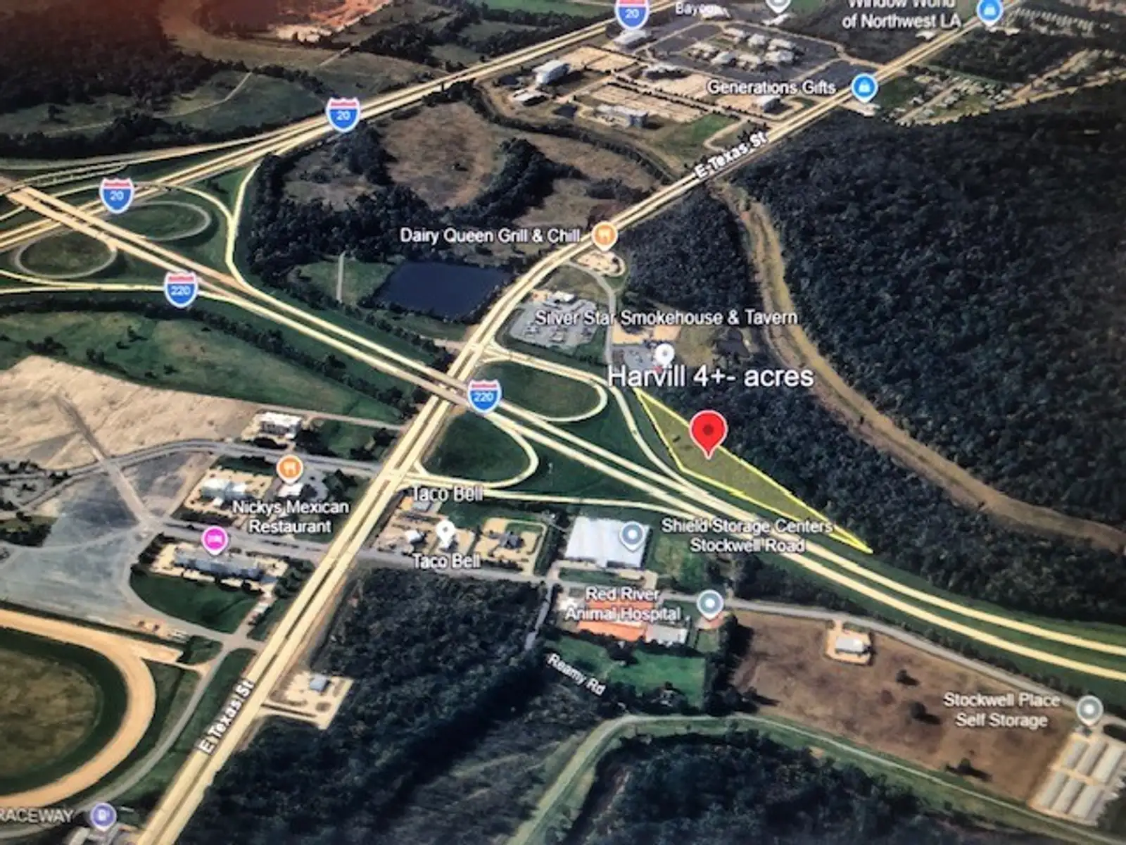 Harvill 4+- acres  I-220 @ Hwy 80