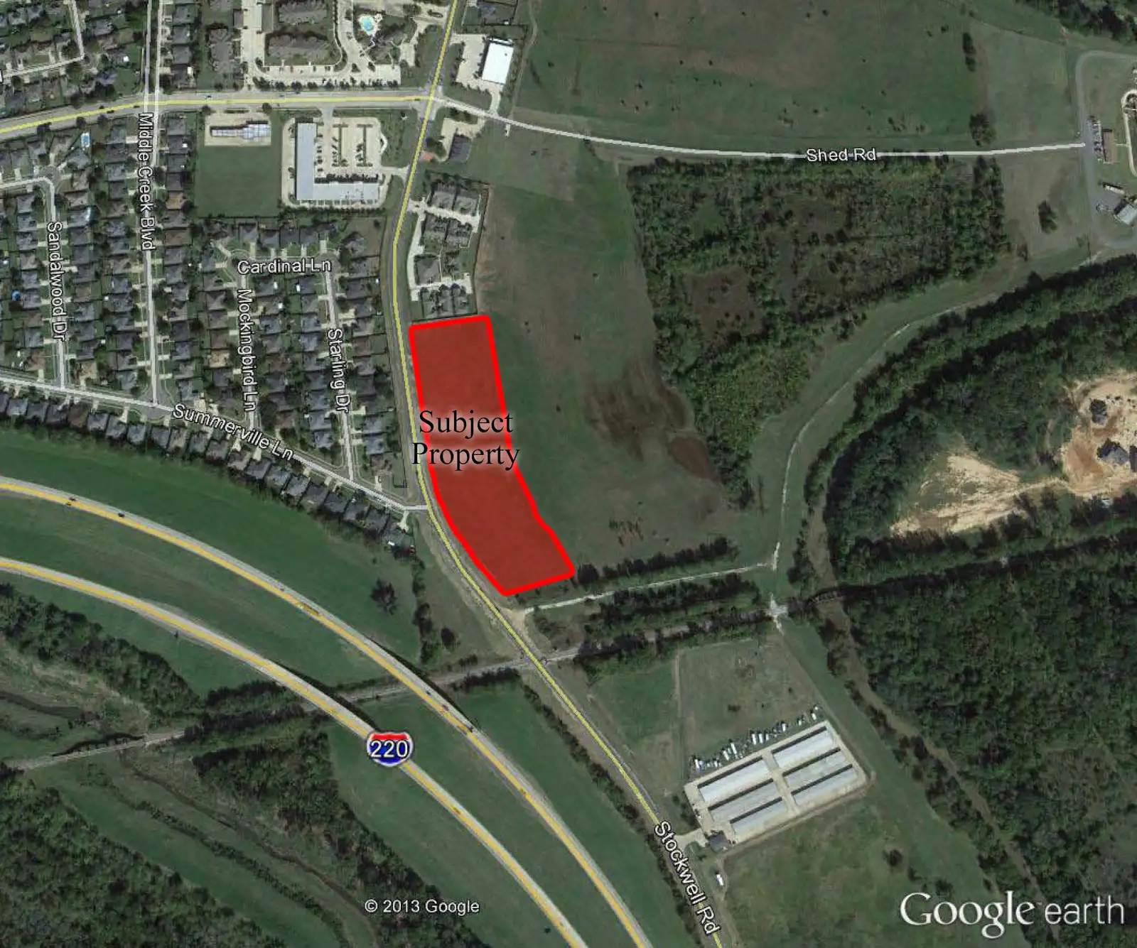 4.366 Acres on Stockwell Rd