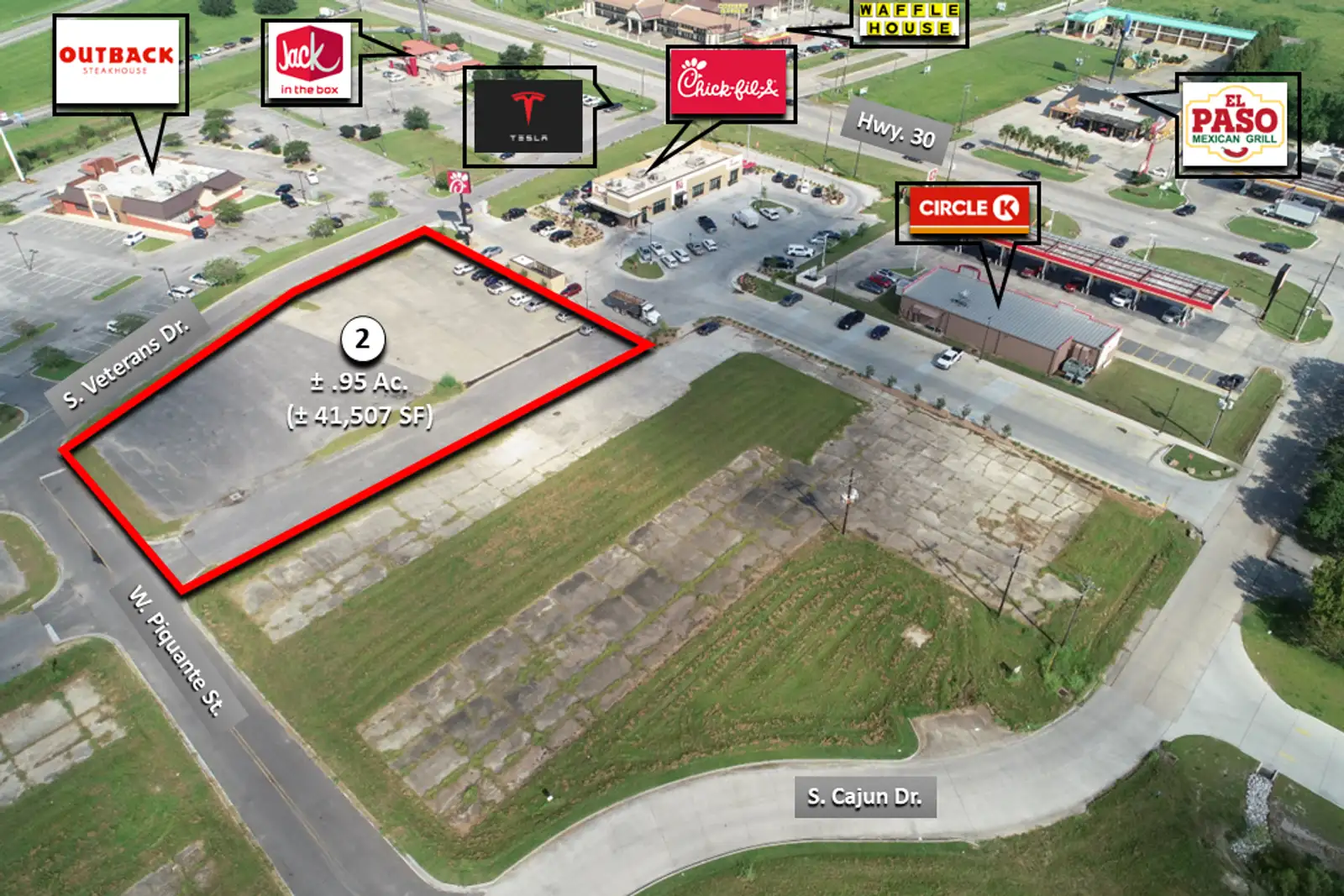 Lot 2 - Cajun Crossroads Development on Hwy. 30