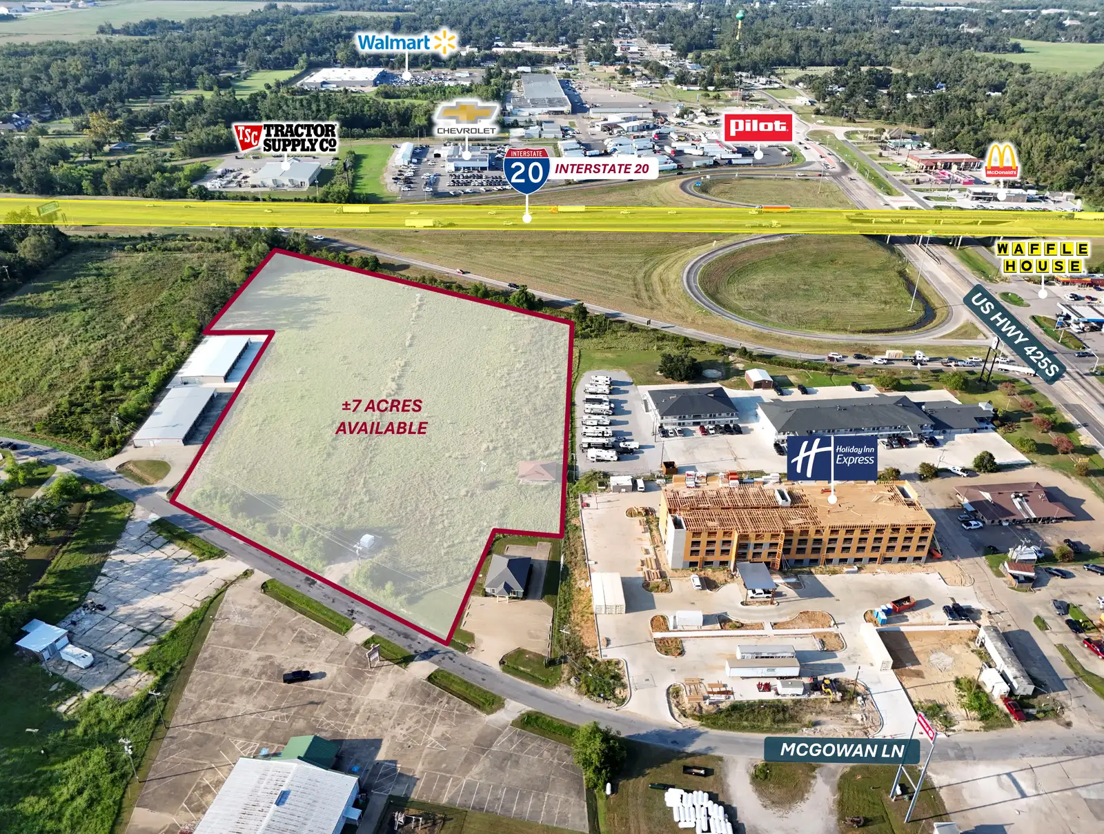 Prime Commercial Development Site Along I-20