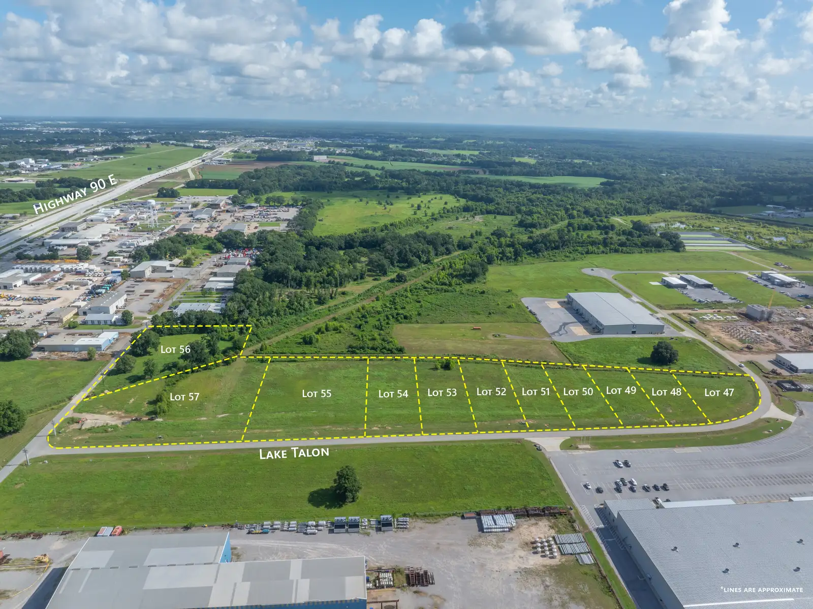 Spanish Trail Industrial Park 1.39 Acre Space X ready build to suit