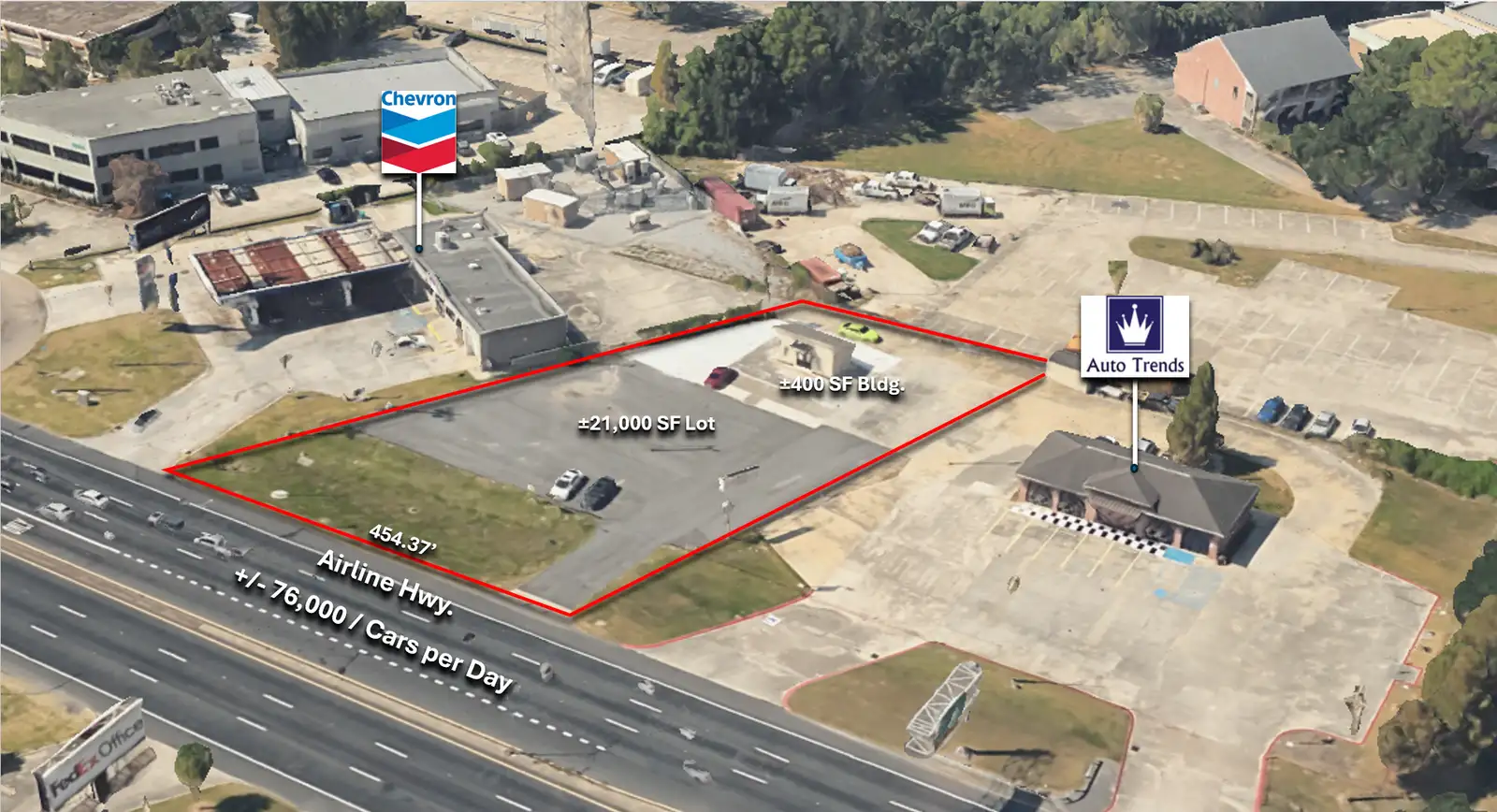 9838 Airline Hwy - between I-12 and Old Hammond