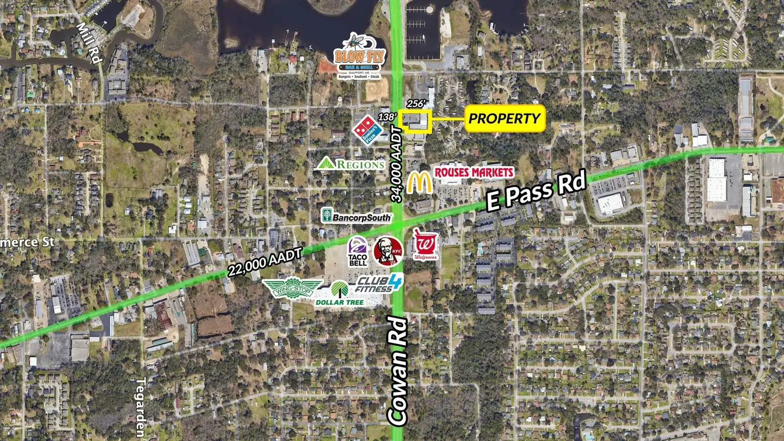 HIGH-VISIBILITY RETAIL SPACE ON COWAN RD