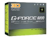 3D Fuzion GeForce 6200 128MB AGP Graphics Card