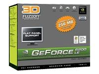 3D Fuzion GeForce 6200 LE PCI Express 256MB AGP Graphics Card