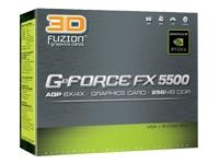 3D Fuzion GeForce MX 5500 256MB AGP Graphics Card