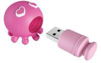 ADATA T806 Kissing Octopus Couple 8GB USB Flash Drive