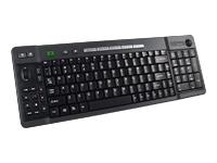 Adesso 2.4 GHz RF Wireless Multimedia/MCE with Optical Trackball USB Keyboard