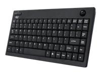 Adesso RF Wireless Mini Trackball USB Keyboard