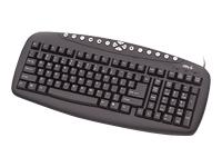 Digital Innovations KB535BL 108Key Multimedia Internet Keyboard