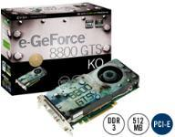 EVGA e-GeForce 8800 GTS 512MB Graphics Card
