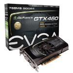 EVGA GeForce GTX 460 SuperClocked 768MB Graphics Card