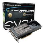 Evga GeForce GTX 480 SuperClocked 1536MB PCIE Graphics Card