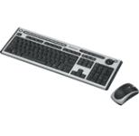 Fellowes Slimline Cordless Combo with Antimicrobial Protection Keyboard