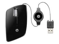 HP Retractable Black Mobile Mice