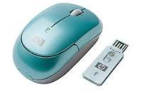 HP Turquoise Wireless Laser Mini Mice