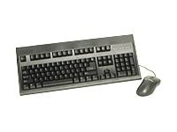 KeyTronicEMS ErgoForce E03601 104Key Large Win Black PS2 Keyboard