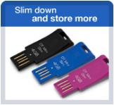 Kingston Technology DataTraveler Mini Slim 2GB Blue USB Flash Drive