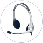 Labtec Stereo 332 Over-the-Head Binaural Stereo Noise-Cancelling Headset