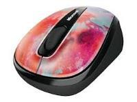 Microsoft Wireless Mobile 3500 Limited Edition Multicolor Artist Tchmo Mice