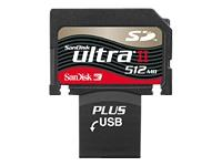 SanDisk Ultra II SD Plus 512MB Flash Memory Card