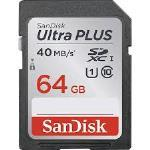 SanDisk Ultra PLUS SDXC 64GB Memory Card