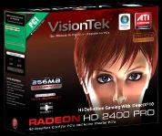 VisionTek Radeon HD 2400 PRO PCI DDR2 256MB Graphics Card