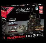 VisionTek Radeon HD 3650 1GB PCIE Graphics Card