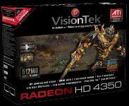 VisionTek Radeon HD 4350 512MB PCIE Graphics Card