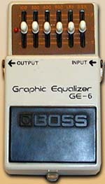 Boss Graphic Equalizer GE-6