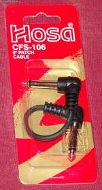 Hosa Standard Effect Pedals Patch Cord - 6 in. CFS-106