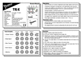 Download documentation for Nobels Tremolo TR-X