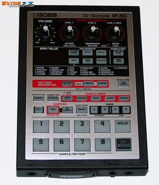 NoiseFX - Boss Dr. Sample SP-303 NoiseFX - Boss Dr. Sample SP-303