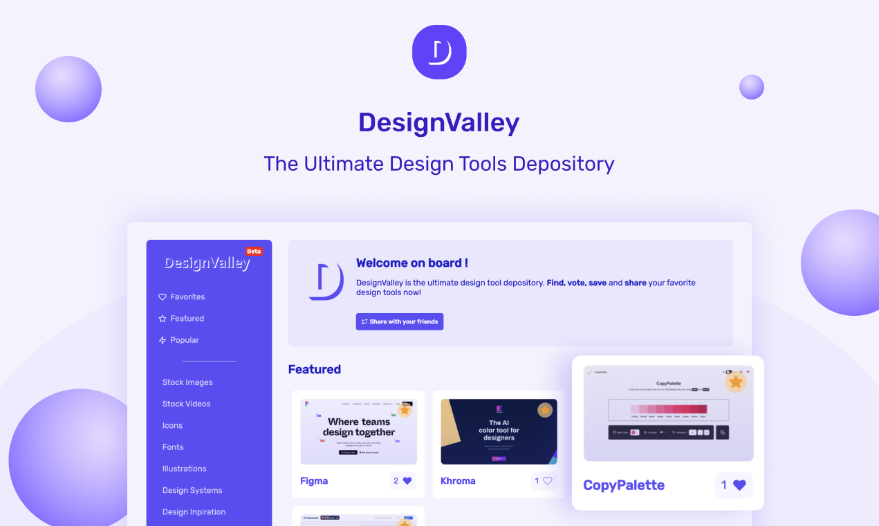 DesignValley | Ultimate design tools depository