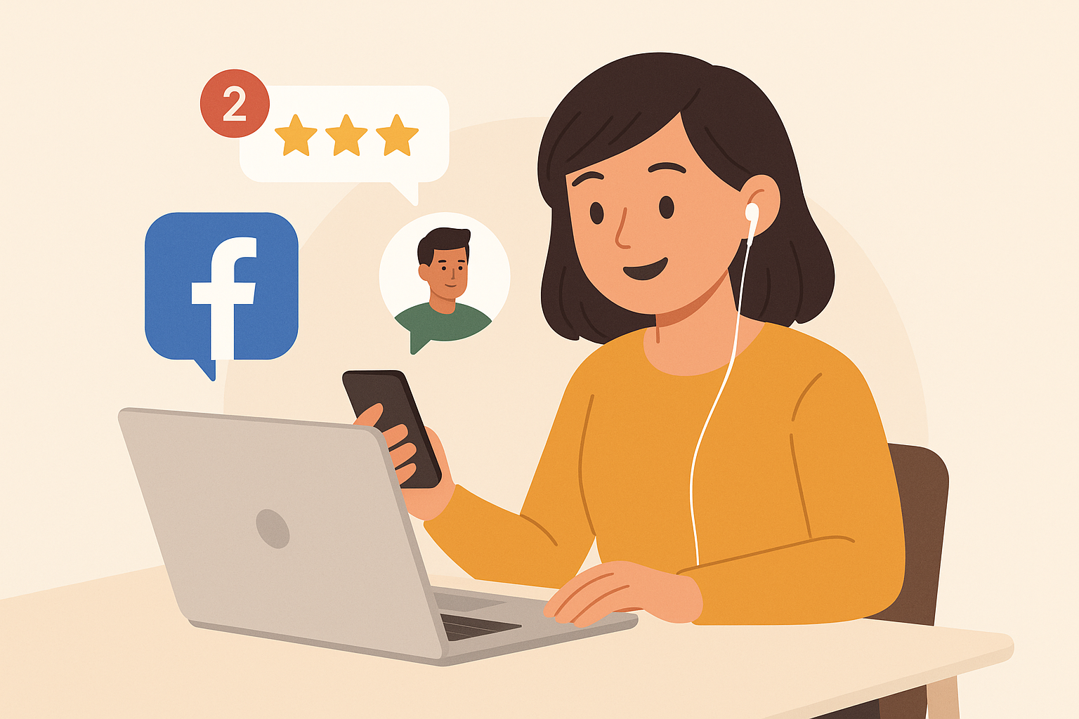 Facebook review reply that engages customers – Responsly AI.