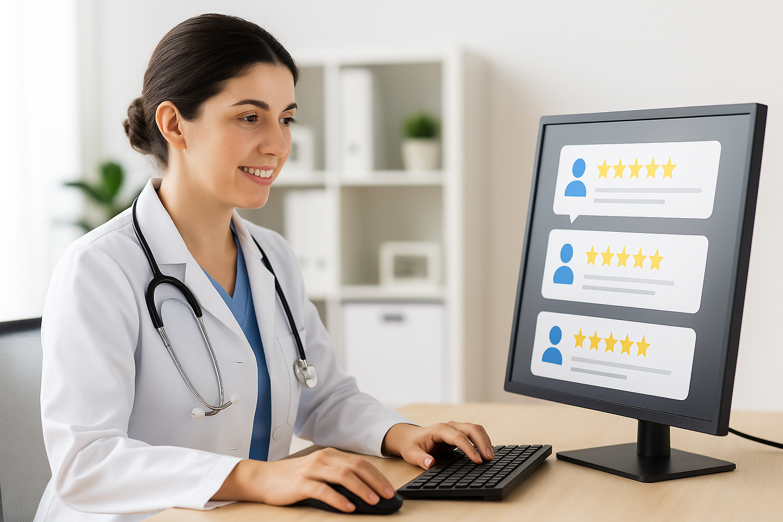 Clinic review replies that boost patient trust – Responsly AI.