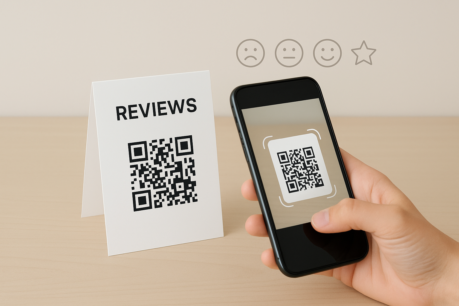 qr code for reviews – get more feedback – Responsly AI