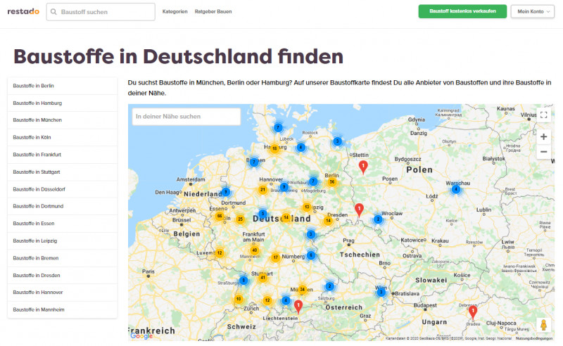 Baumaterial Restposten kaufen 1