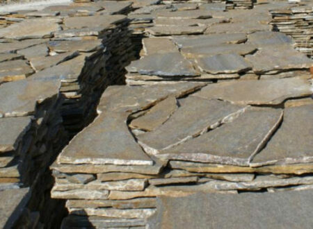 Quarzit Natursteinplatten „flussbraun“ 2-3cm