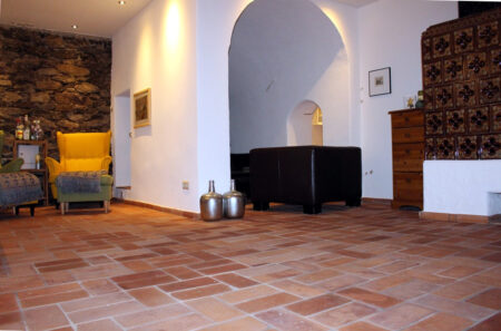 25 m² Fuß Boden Platten Ziegel Fliesen Back Stein Klinker Landhaus romantisch rustikal