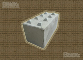 Betonblock, Beton-Legostein (LxBxH): 1.200 x 600 x 600 mm mit Verzahnung, Sortierbox, Stützmauer, Hallenbau