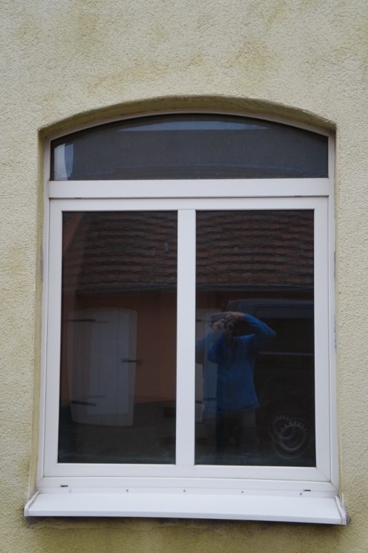 Fenster mit Oberlicht und Zargen kaufen Aussenfenster