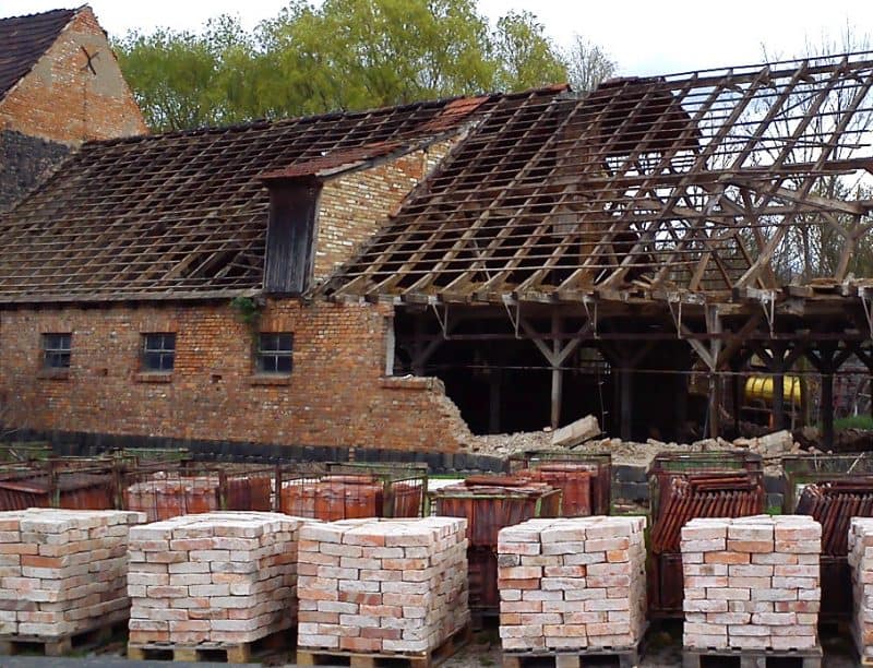 Ziegelboden Mauersteine Backsteine Rückbausteine ...