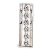 ダイヤモンド・ルビーペンダントトップ・天然/K18WG/750-3.1g/0.52ct