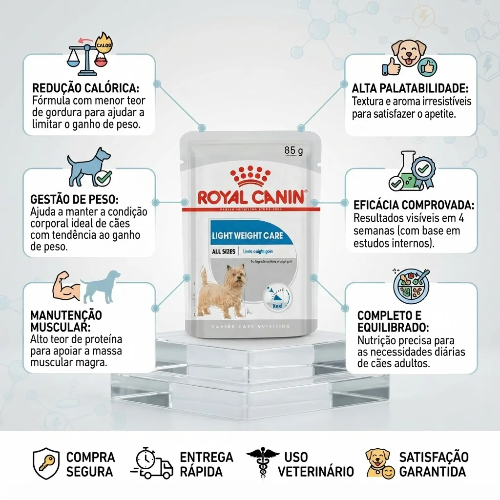 Alimento Úmido Royal Canin Light Weight Care Sachê para Cães Adultos - 85g - imagem 2
