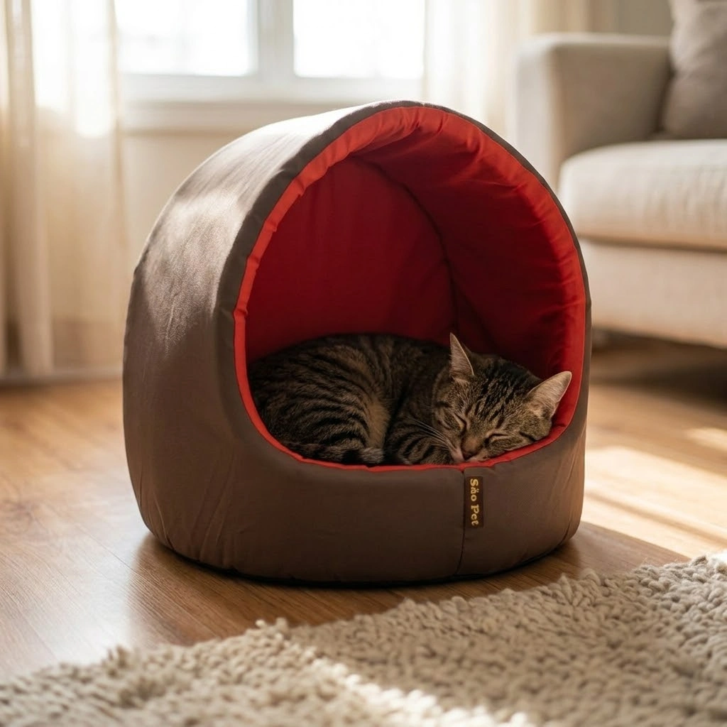 Cama Iglu Emb Gorg M Marrom  - imagem 2