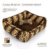 Cama Rubi Dupla Face em Algodão M Marrom 53x67x19Cm - imagem 1