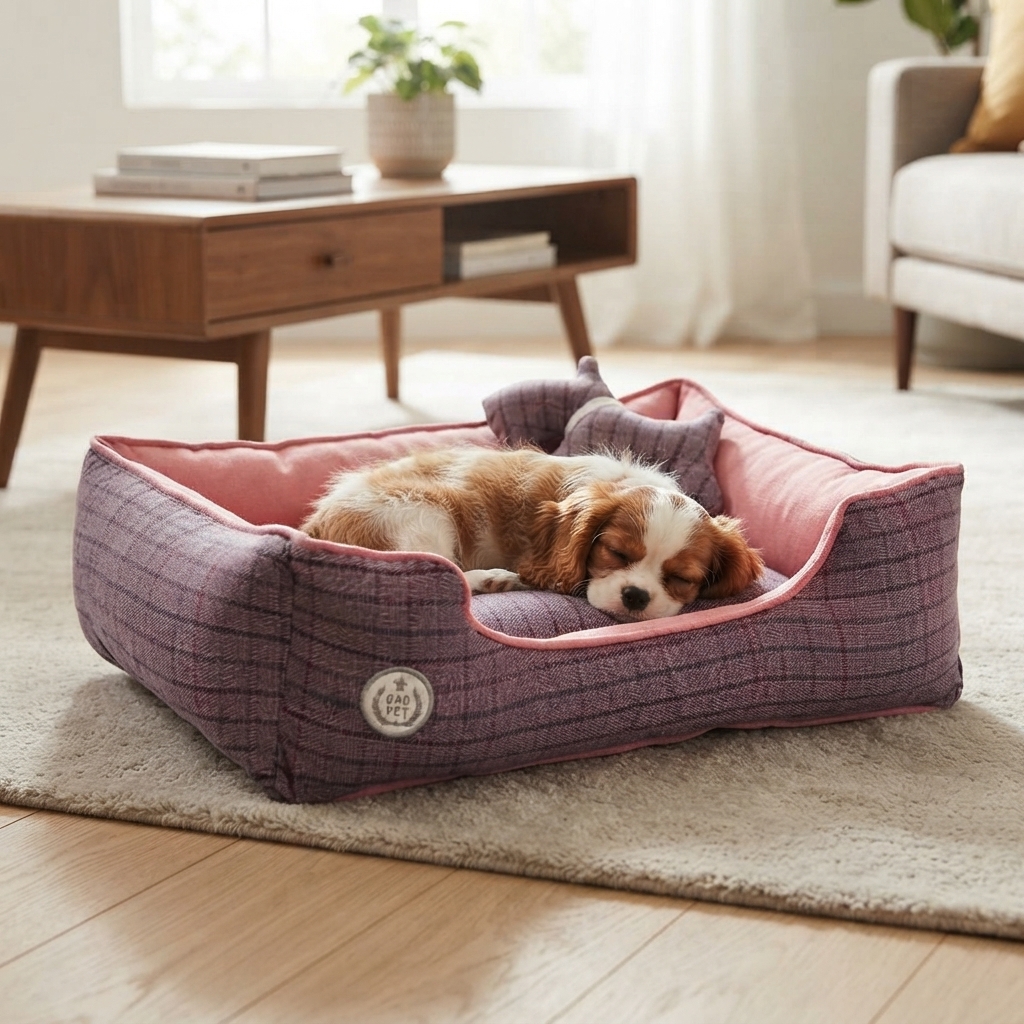 Cama Rubi Dupla Face Rosa M 53x67x19Cm - imagem 2