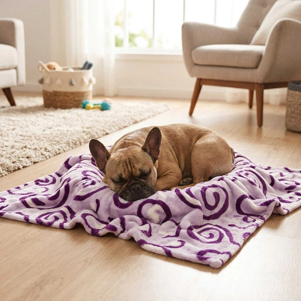 Manta Pet Meu Pet em Microfibra para Cães e Gatos 70x100cm  Cores Sortidas - imagem 2